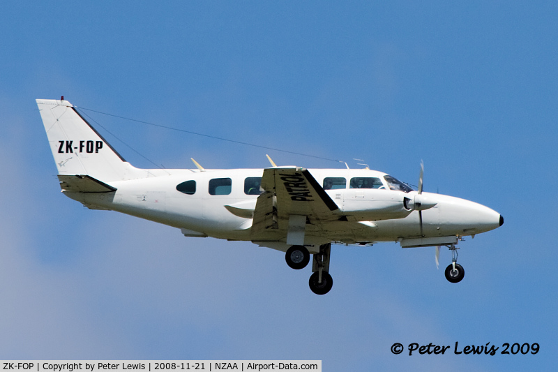 ZK-FOP, Piper PA-31-350 Chieftain C/N 31-7405227, Airwork Holdings Ltd., Papakura
