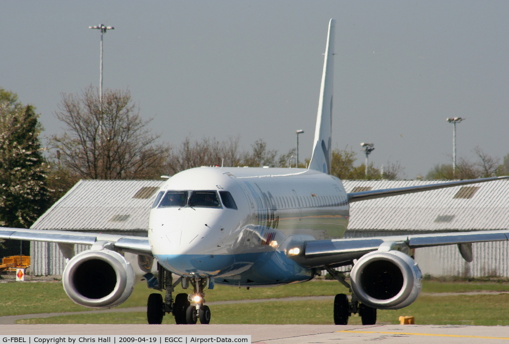G-FBEL, 2008 Embraer 195LR (ERJ-190-200LR) C/N 19000184, flybe
