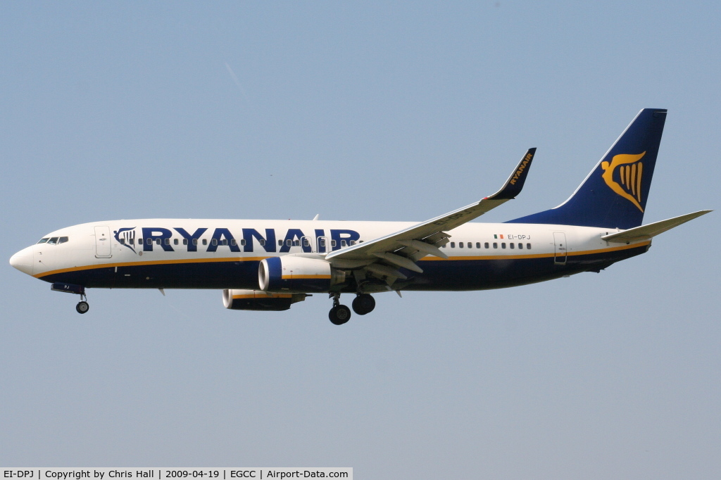 EI-DPJ, 2007 Boeing 737-8AS C/N 33609, Ryanair