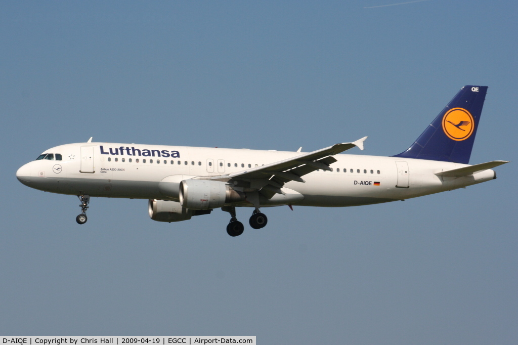 D-AIQE, 1991 Airbus A320-211 C/N 0209, Lufthansa