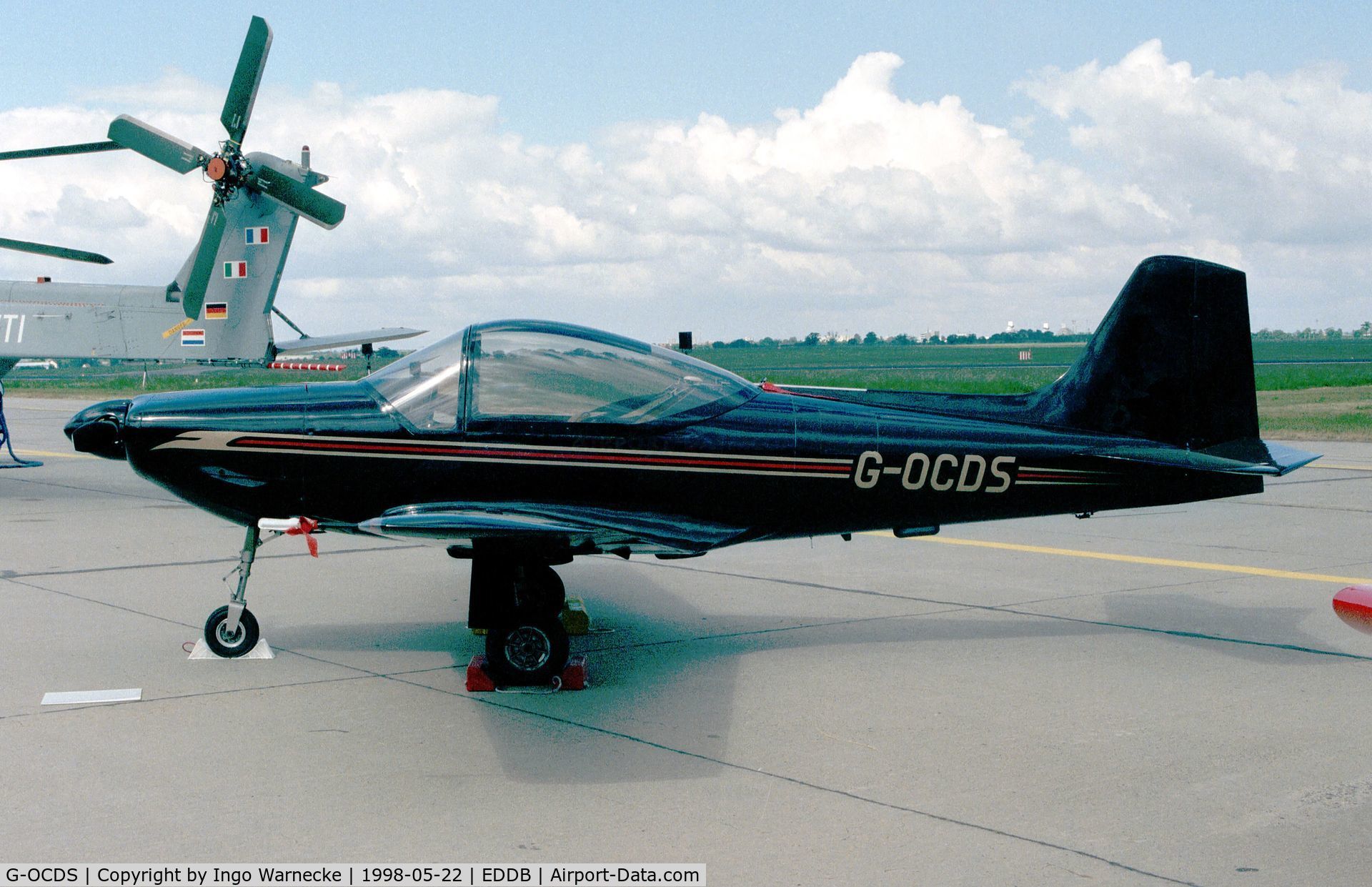 G-OCDS, 1958 Aviamilano F-8L Falco Series 2 C/N 114, Aviamilano F-8L Falco Srs 2 at the ILA 1998, Berlin