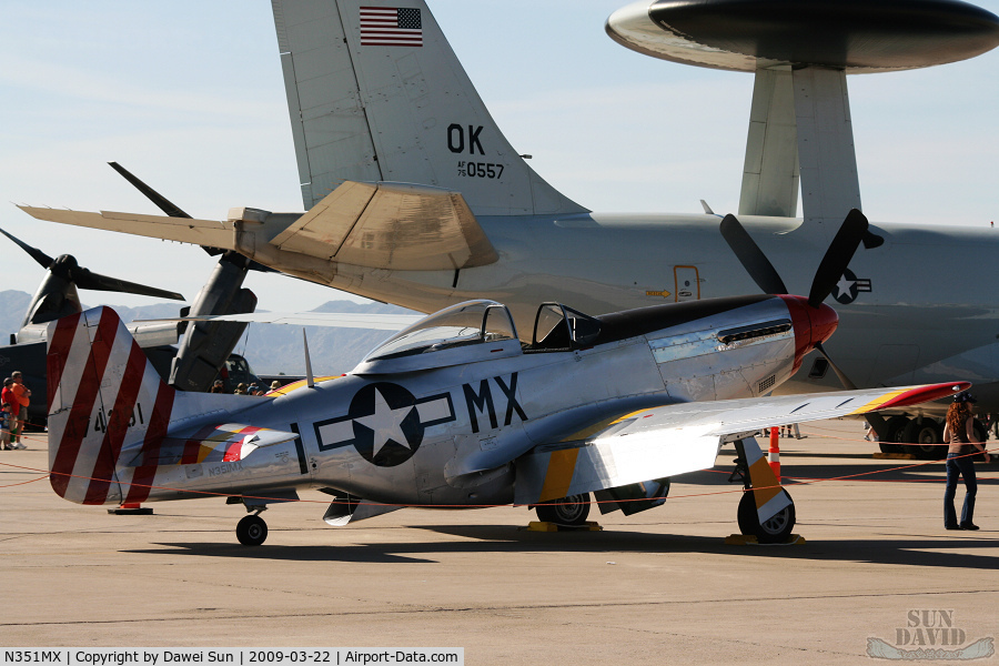 N351MX, 1944 North American P-51D Mustang C/N 122-40931 (44-74391), Luke Airshow 2009