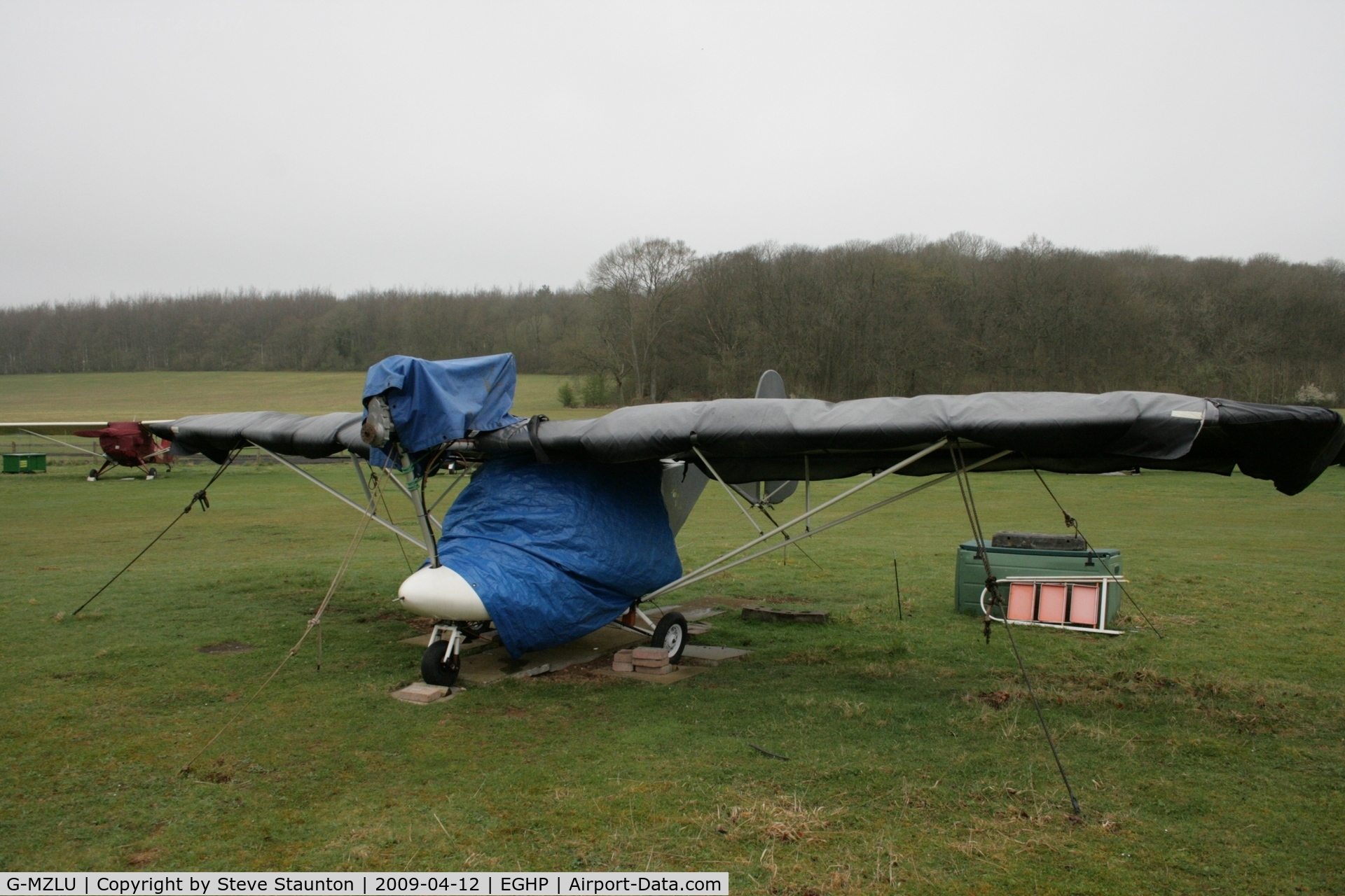 G-MZLU, 1998 Cyclone AX2000 C/N 7439, Taken at Popham Airfield, England on a gloomy April Sunday (12/04/09)