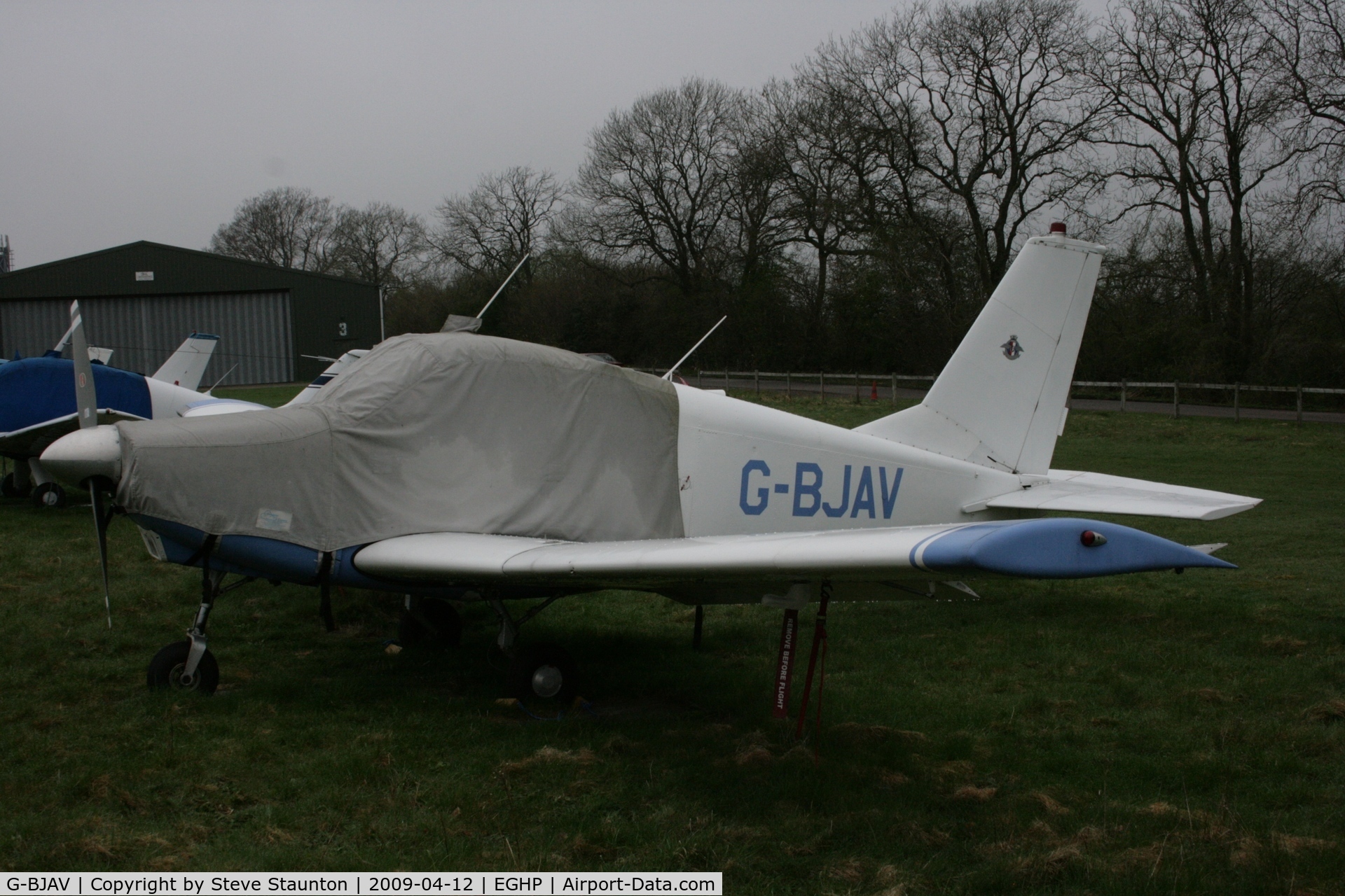 G-BJAV, 1963 Gardan GY-80-160 Horizon C/N 28, Taken at Popham Airfield, England on a gloomy April Sunday (12/04/09)