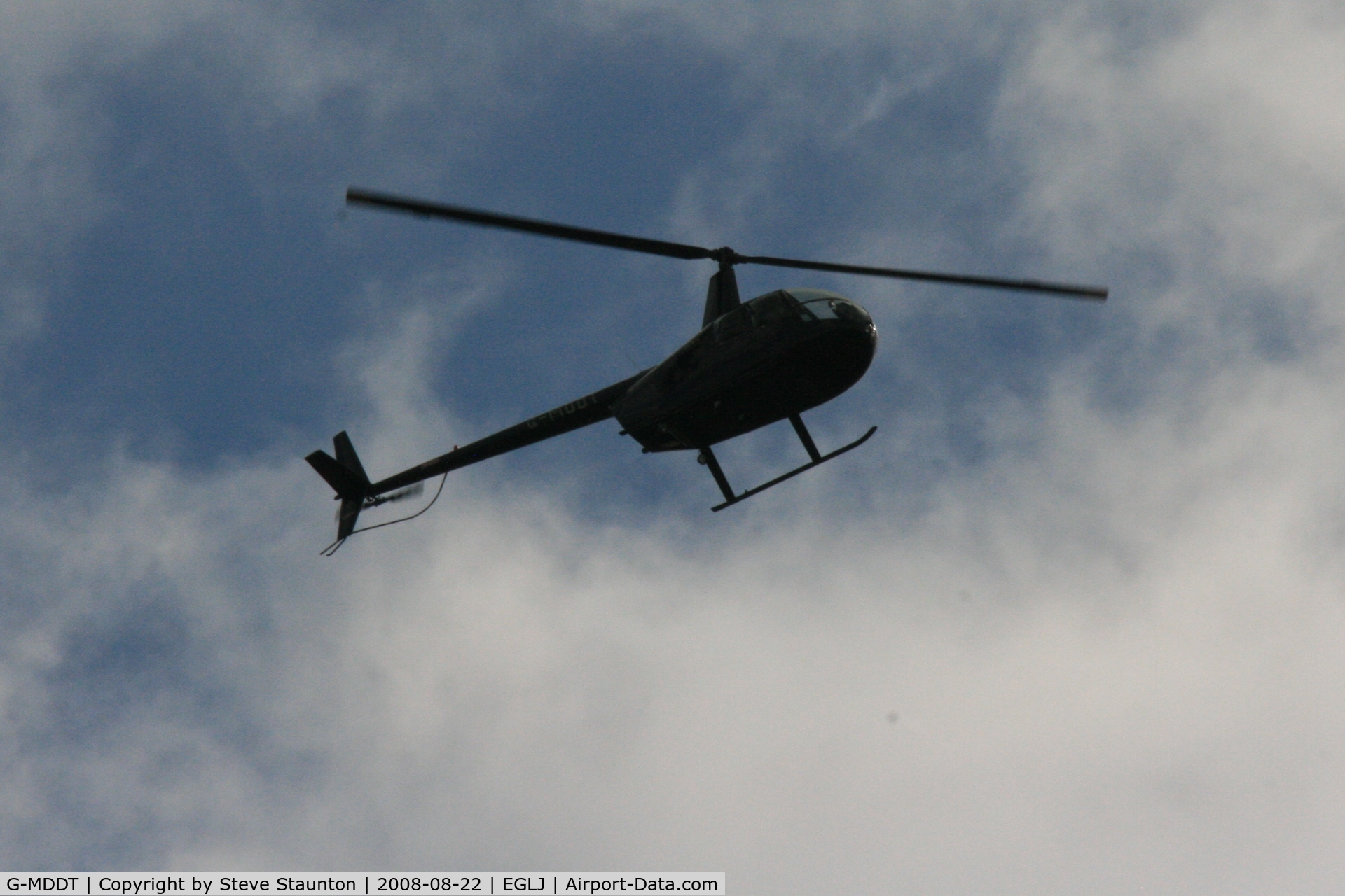 G-MDDT, 2006 Robinson R44 Raven II C/N 11474, Taken whilst over flying Chalgrove Airfield (EGLJ)