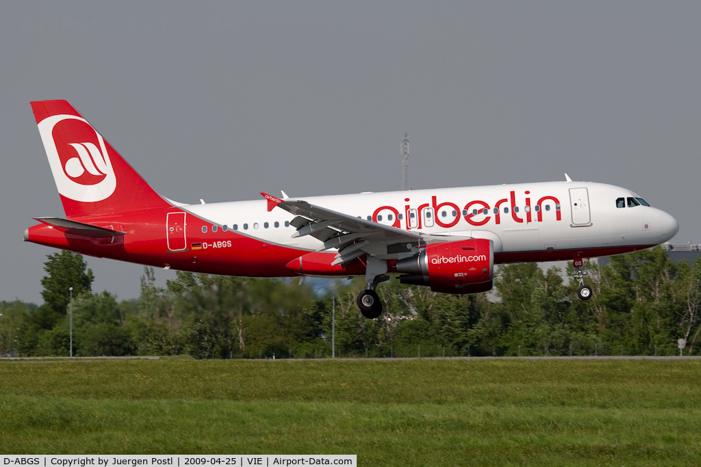 D-ABGS, 2009 Airbus A319-112 C/N 3865, Airbus A319-112