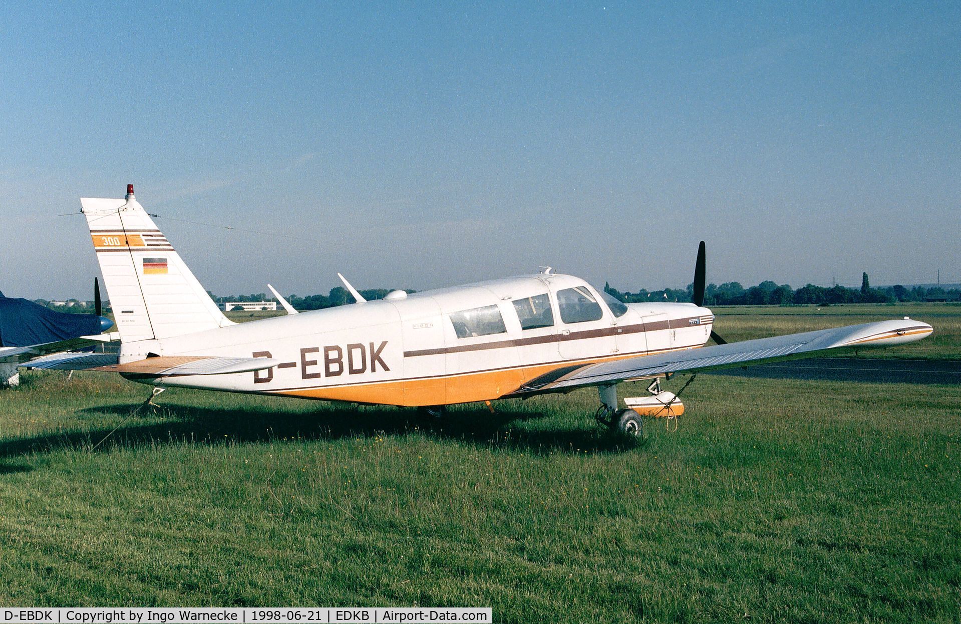 D-EBDK, 1970 Piper PA-32-300 C Cherokee Six C/N 32-40963, Piper PA-32-300 Cherokee Six C at Bonn-Hangelar airfield