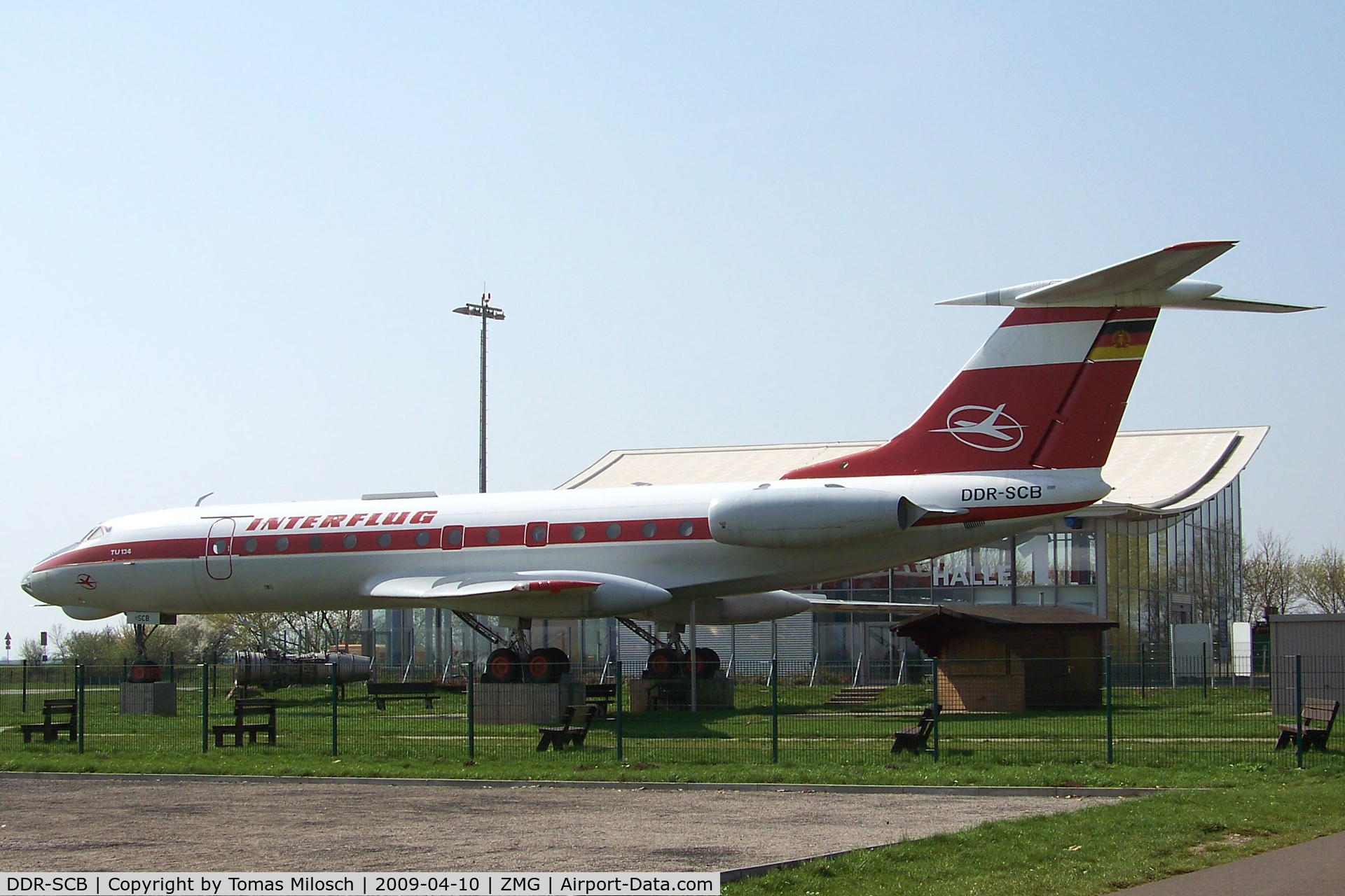 DDR-SCB, 1968 Tupolev Tu-134 C/N 8350503, Magdeburg (ZMG/EDBM), Germany