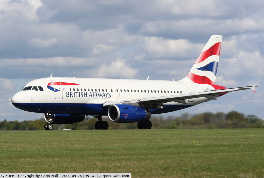 G-EUPF, 2000 Airbus A319-131 C/N 1197, British Airways