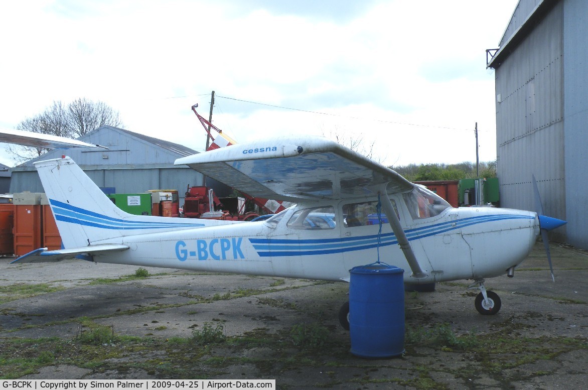 G-BCPK, 1974 Reims F172M Skyhawk Skyhawk C/N 1194, Cessna 172 stored at Little Staughton