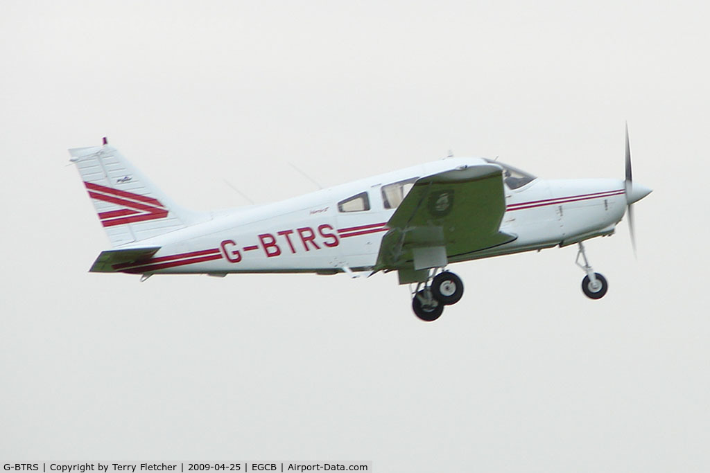 G-BTRS, 1981 Piper PA-28-161 Cherokee Warrior II C/N 28-8116004, Piper at Manchester Barton