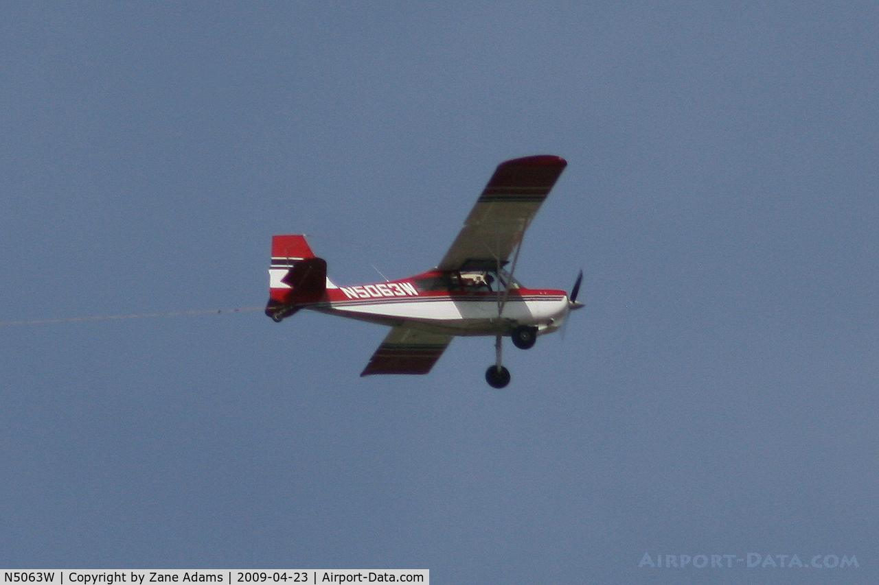 N5063W, 1980 Bellanca 8GCBC C/N 331-80, Banner Towing over Fort Worth, TX
