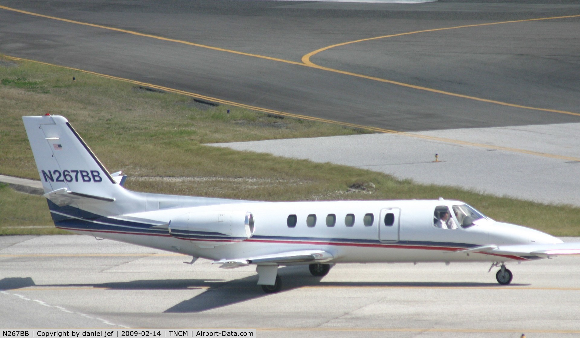 N267BB, 1979 Cessna 550 C/N 550-0067, taxing runway 10
