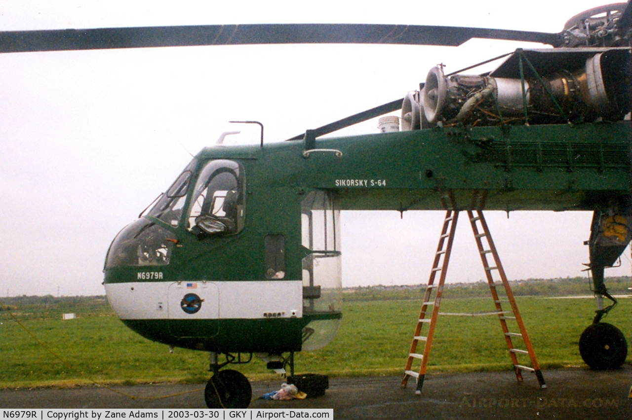 N6979R, 1968 Sikorsky S-64E C/N 64079, At Arlington Municipal
