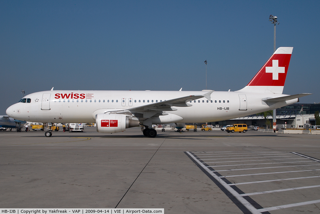 HB-IJB, 1995 Airbus A320-214 C/N 0545, Swiss Airbus A320