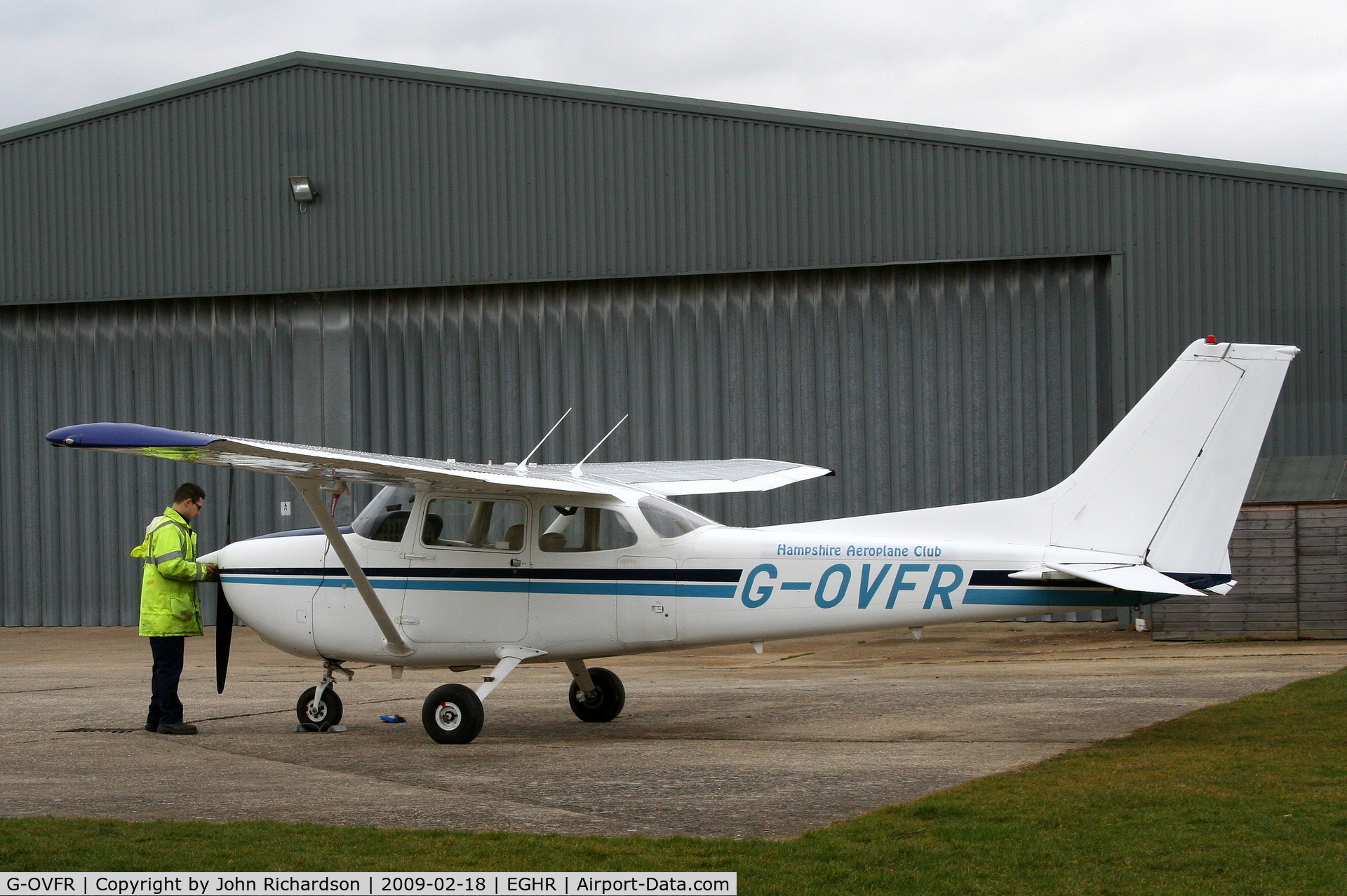 G-OVFR, 1979 Reims F172N Skyhawk C/N 1892, At Goodwood