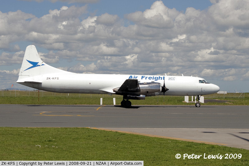 ZK-KFS, Convair VC-131F (R4Y-1) Samaritan C/N 277, Air Freight NZ Ltd., Auckland