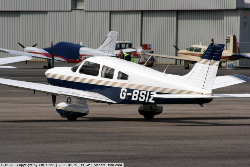 G-BSIZ, 1979 Piper PA-28-181 Cherokee Archer II C/N 28-7990377, privately owned