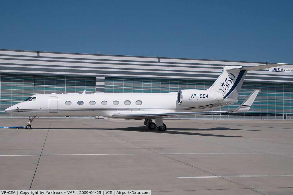 VP-CEA, 2008 Gulfstream Aerospace GV-SP (G550) C/N 5181, Gulfstream 550
