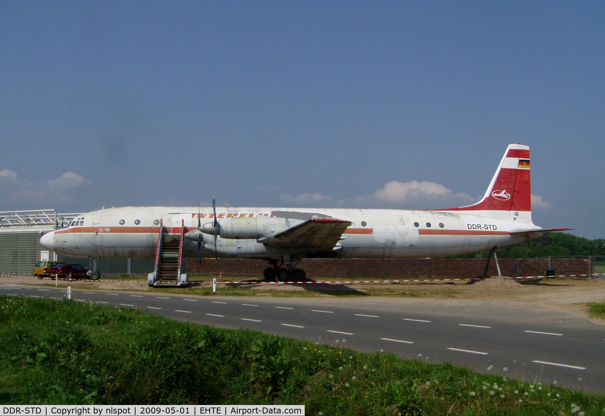DDR-STD, 1960 Ilyushin Il-18D C/N 180002302, Was a restaurant in Germany, in a few months it's a hotel in the Netherlands.