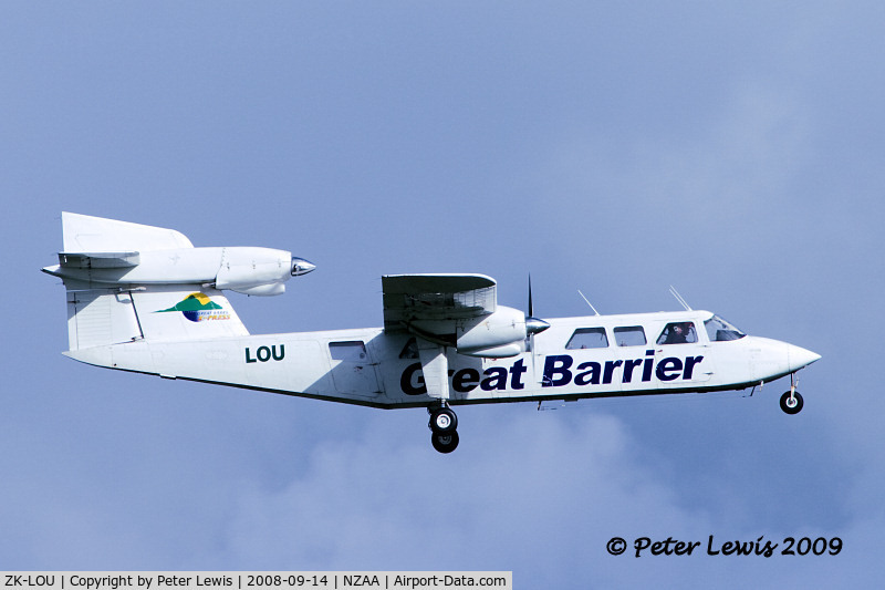 ZK-LOU, 1972 Britten-Norman BN-2A Mk.III-2 Trislander C/N 322, Great Barrier Airlines Flight Operations Ltd., Auckland