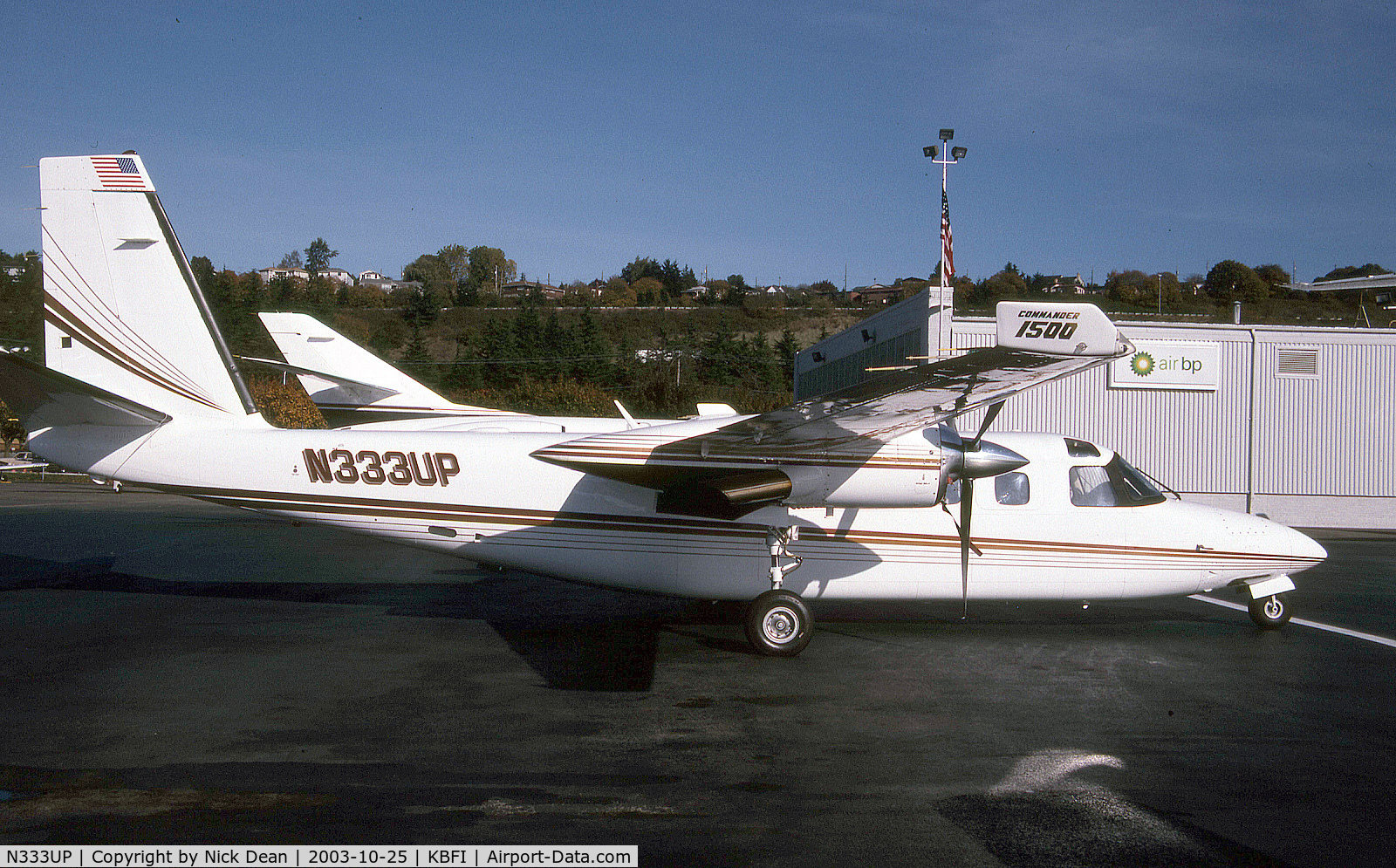 N333UP, Gulfstream American 695A Jetprop 1000 C/N 96015, KBFI