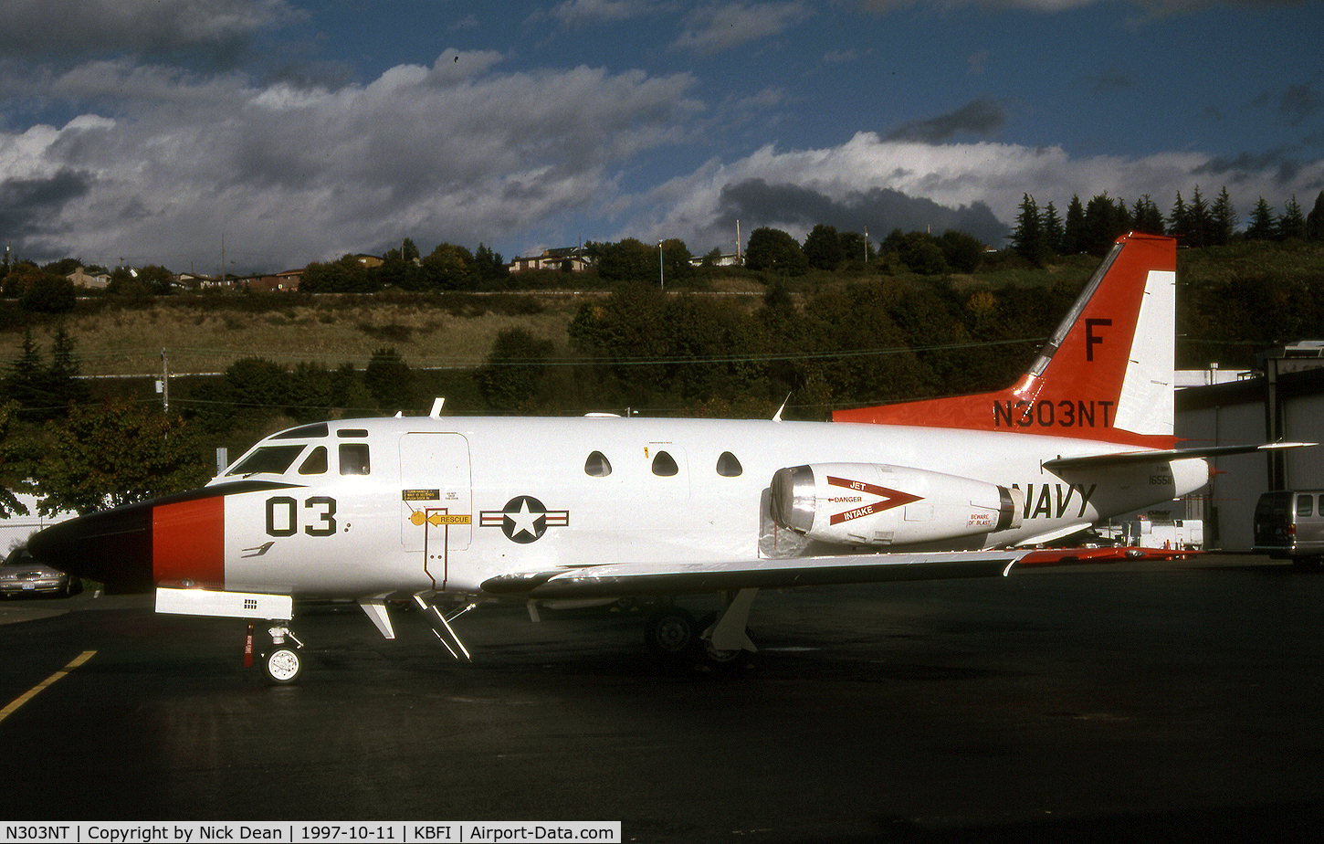 N303NT, 1965 North American NA-265-40 Sabreliner C/N 282-29, KBFI