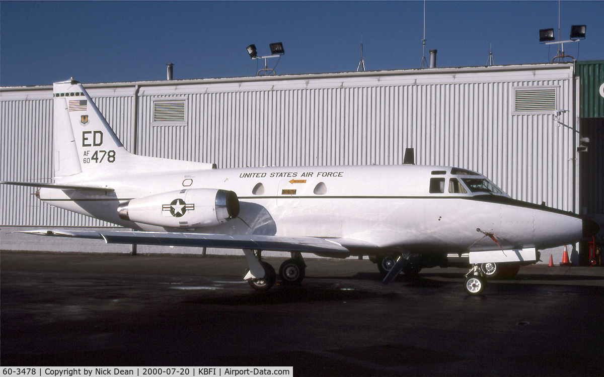 60-3478, 1960 North American NT-39A Sabreliner C/N 265-6, KBFI