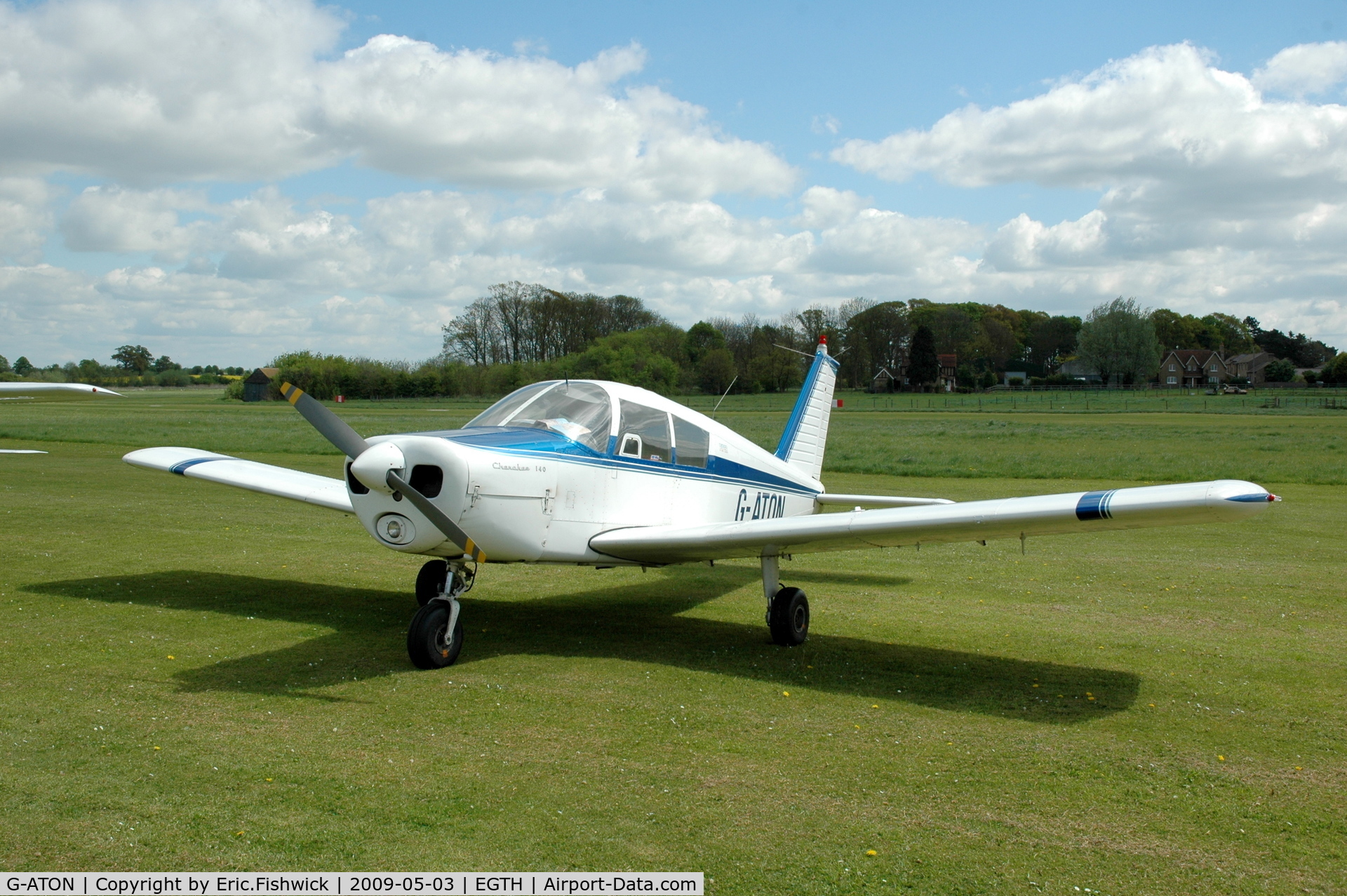 G-ATON, 1966 Piper PA-28-140 Cherokee C/N 28-21654, 3. G-ATON at the Shuttleworth Collection Spring Air Display