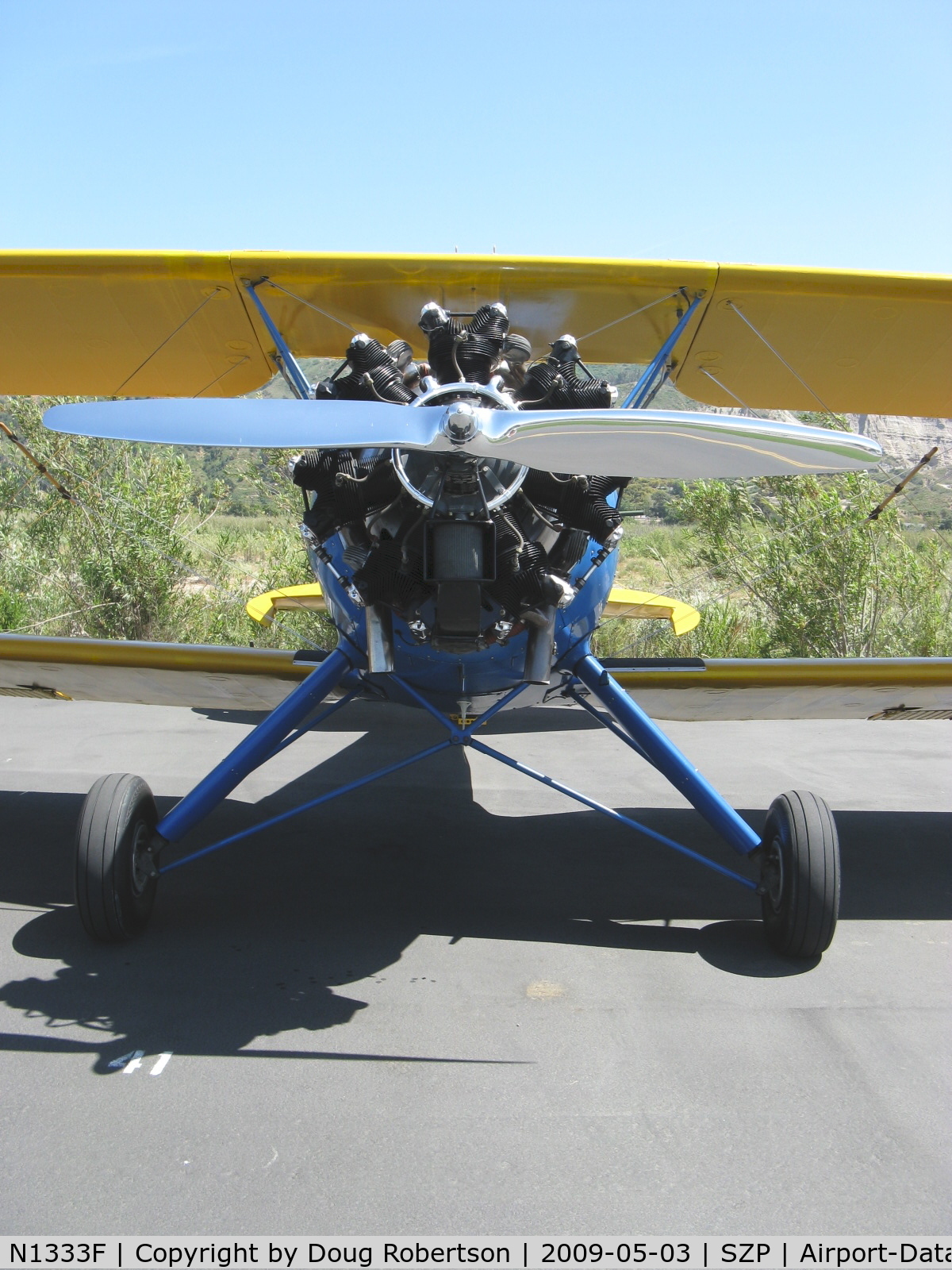 N1333F, Waco UPF-7 C/N 5464, Waco UPF-7, Continental W-670 220 Hp, strong main gear