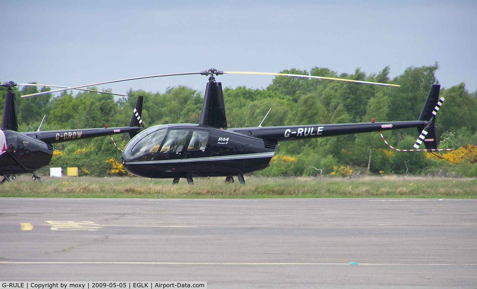 G-RULE, 2005 Robinson R44 Raven II C/N 11039, ROBINSON R44 AT BLACKBUSHE