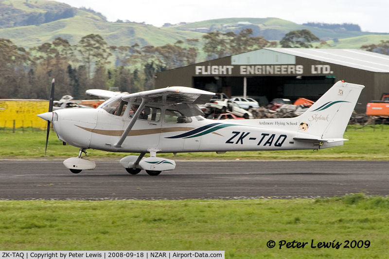ZK-TAQ, Cessna 172R C/N 17280754, Ardmore Flying School Ltd., Ardmore