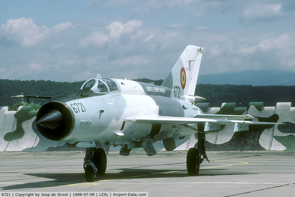 6721, Mikoyan-Gurevich MiG-21MF-75 Lancer C C/N 96006721, modernized MiG-21MF of the Romanian AF