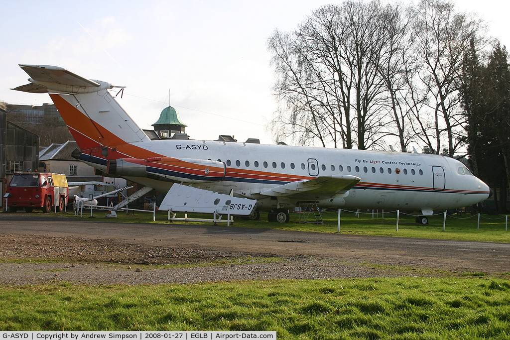 G-ASYD, 1965 BAC 111-475AM One-Eleven C/N BAC.053, Preserved at Brooklands.