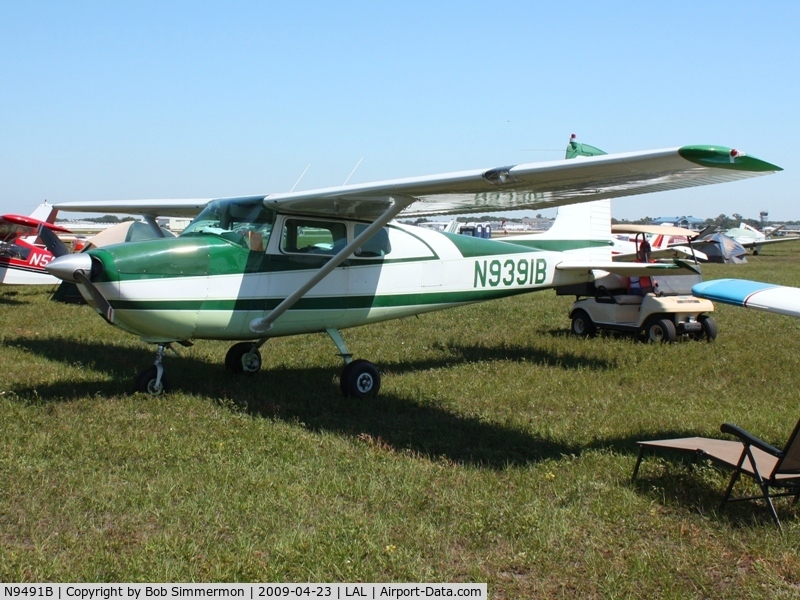 N9491B, 1958 Cessna 175 Skylark C/N 55291, Franklin 6A350 powered Cessna 175 at Sun N Fun 2009 - Lakeland, Florida