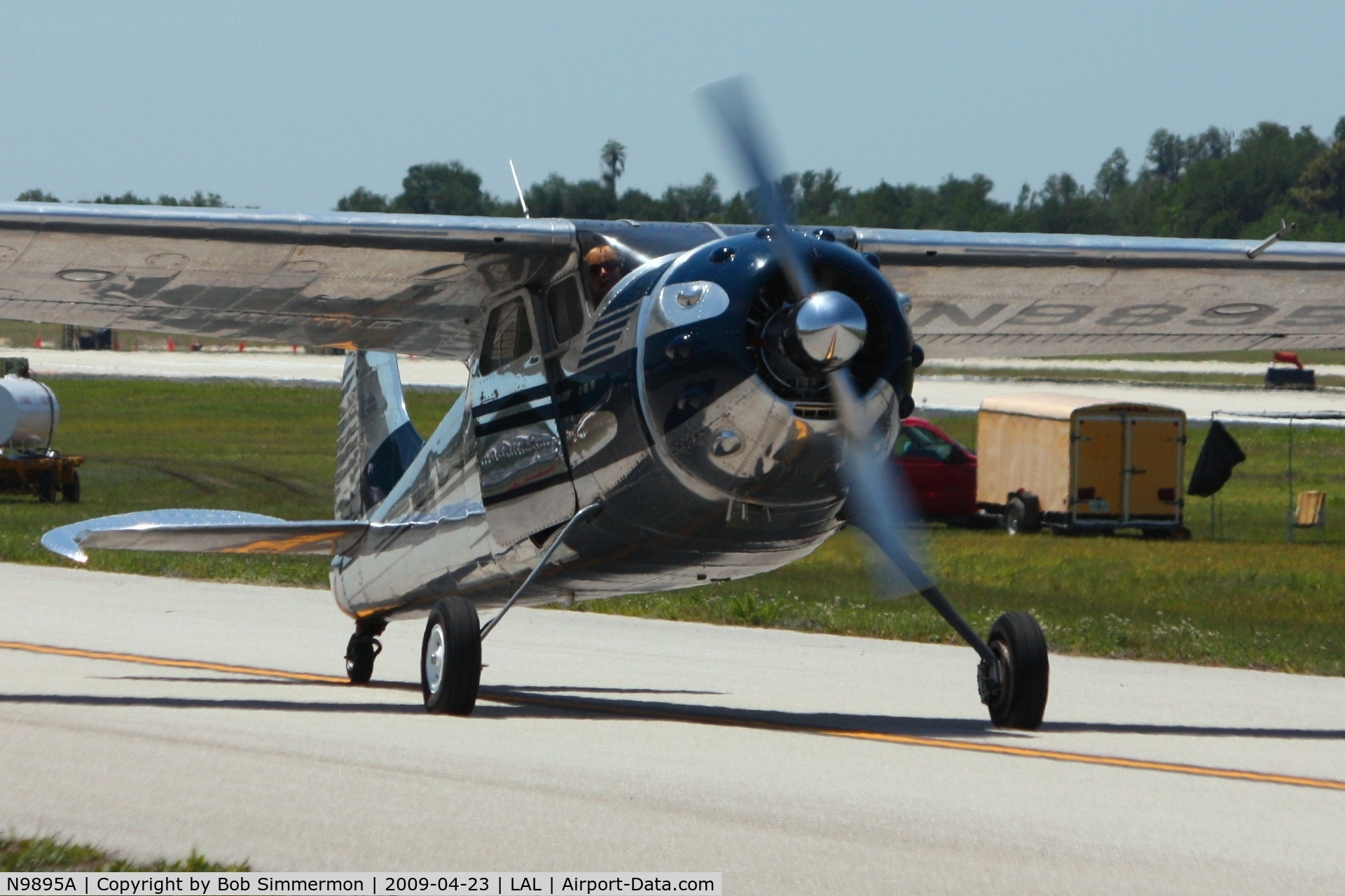 N9895A, 1950 Cessna 195A C/N 7598, Sun N Fun 2009 - Lakeland, Florida