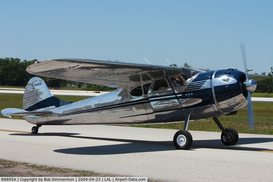 N9895A, 1950 Cessna 195A C/N 7598, Sun N Fun 2009 - Lakeland, Florida