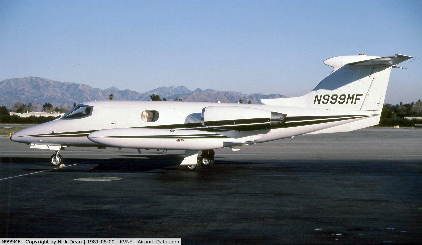 N999MF, 1969 Learjet 24B C/N 24B-202, KVNY