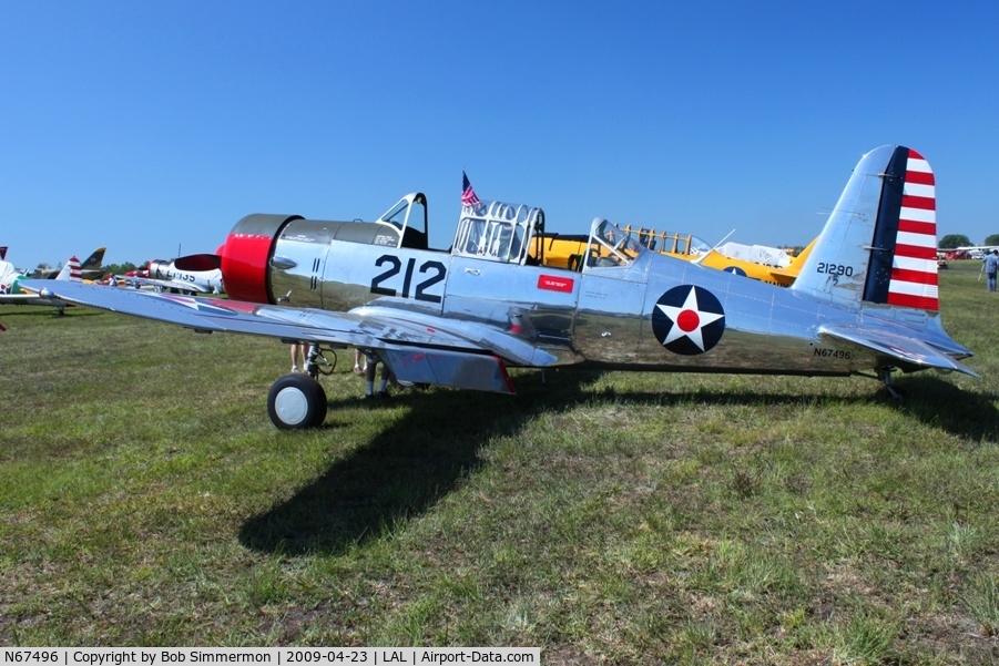 N67496, 1942 Consolidated Vultee BT-13A C/N 8042, Sun N Fun 2009 - Lakeland, Florida