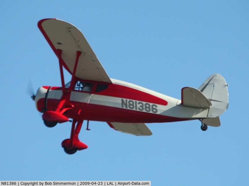 N81386, 1946 Fairchild 24W-46 C/N W46286, Departing Sun N Fun 2009 - Lakeland, Florida