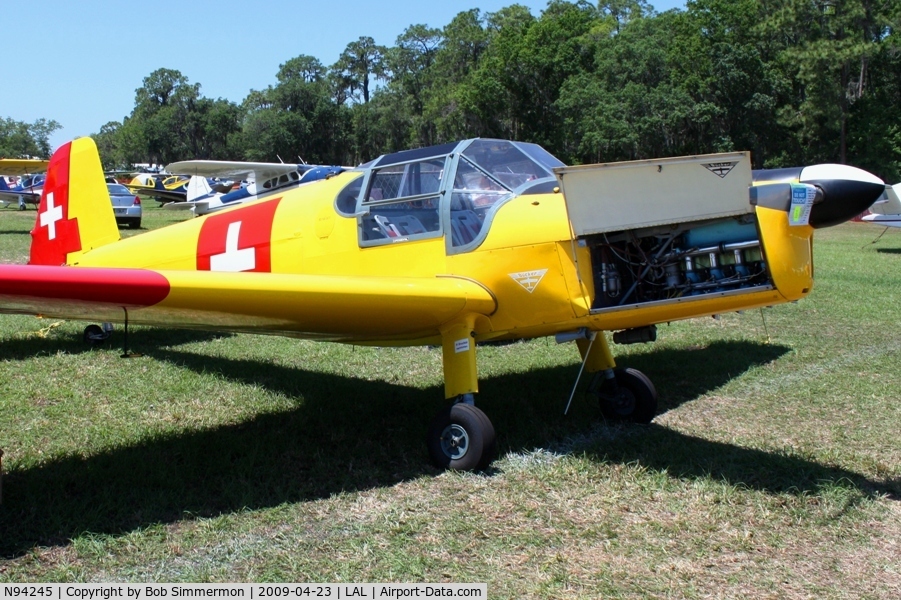 N94245, 1949 Bucker Bu-181 Bestmann C/N 25145, Sun N Fun 2009 - Lakeland, Florida