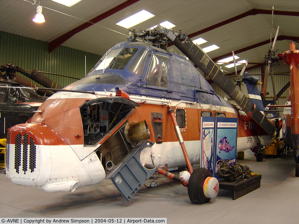 G-AVNE, 1967 Westland Wessex 60 Series 1 C/N WA561, At Weston Super-mare Helicopter Museum.