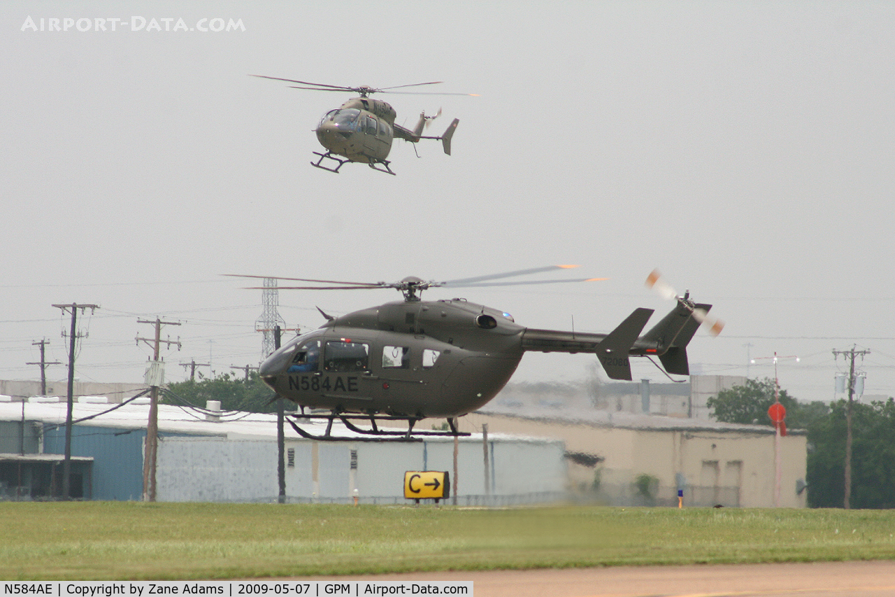 N584AE, Eurocopter-Kawasaki EC-145 (BK-117C-2) C/N 9230, UH-72 Lakota with civil registration at the Eurocopter Plant - Grand Prairie, TX