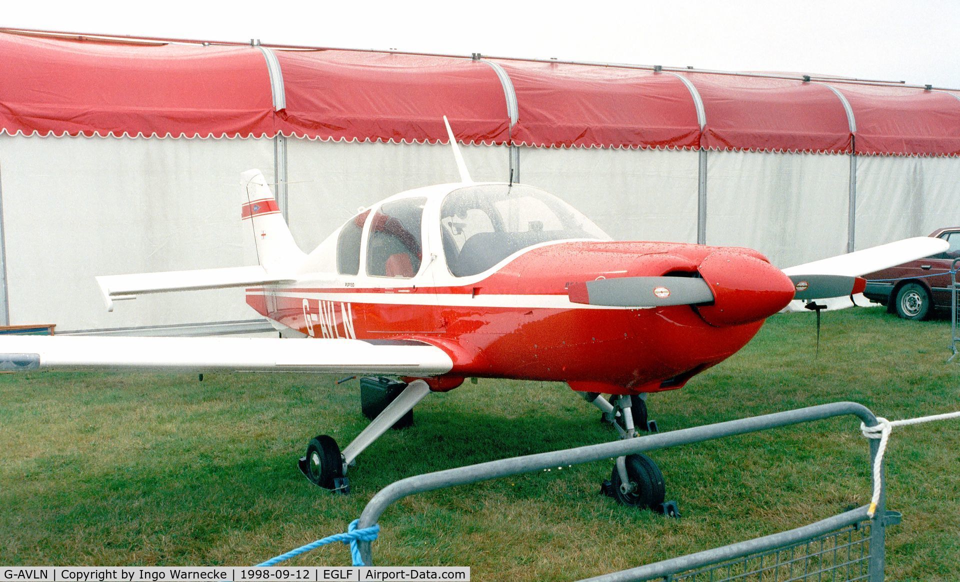 G-AVLN, 1967 Beagle B-121 Pup Series 2 (Pup 150) (Non standard) C/N B121-004, Beagle B.121 Pup at Farnborough International 1998