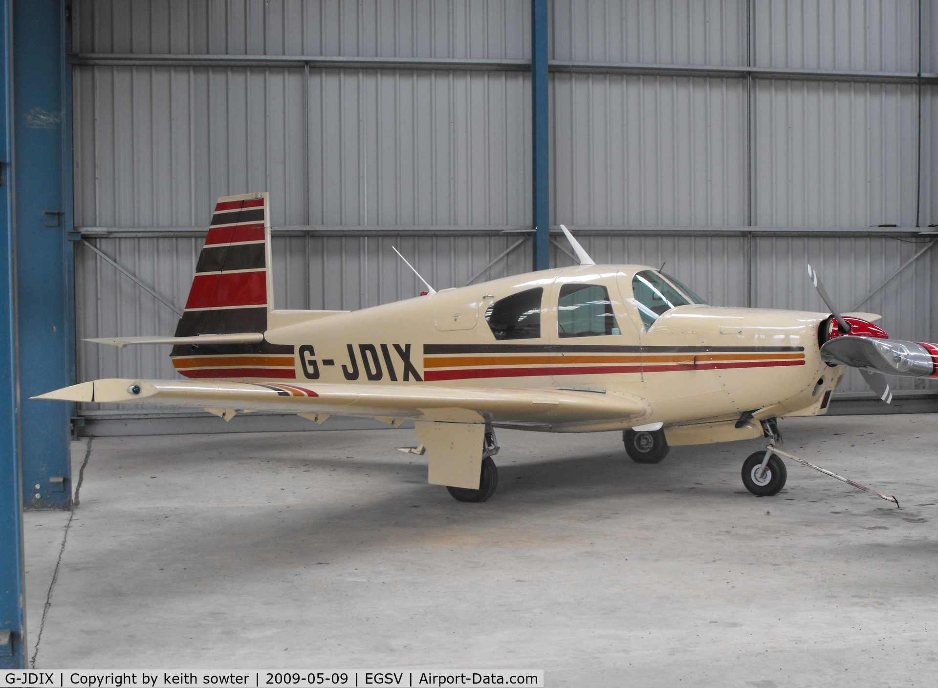 G-JDIX, 1961 Mooney M20B Mark 21 C/N 1866, Based aircraft