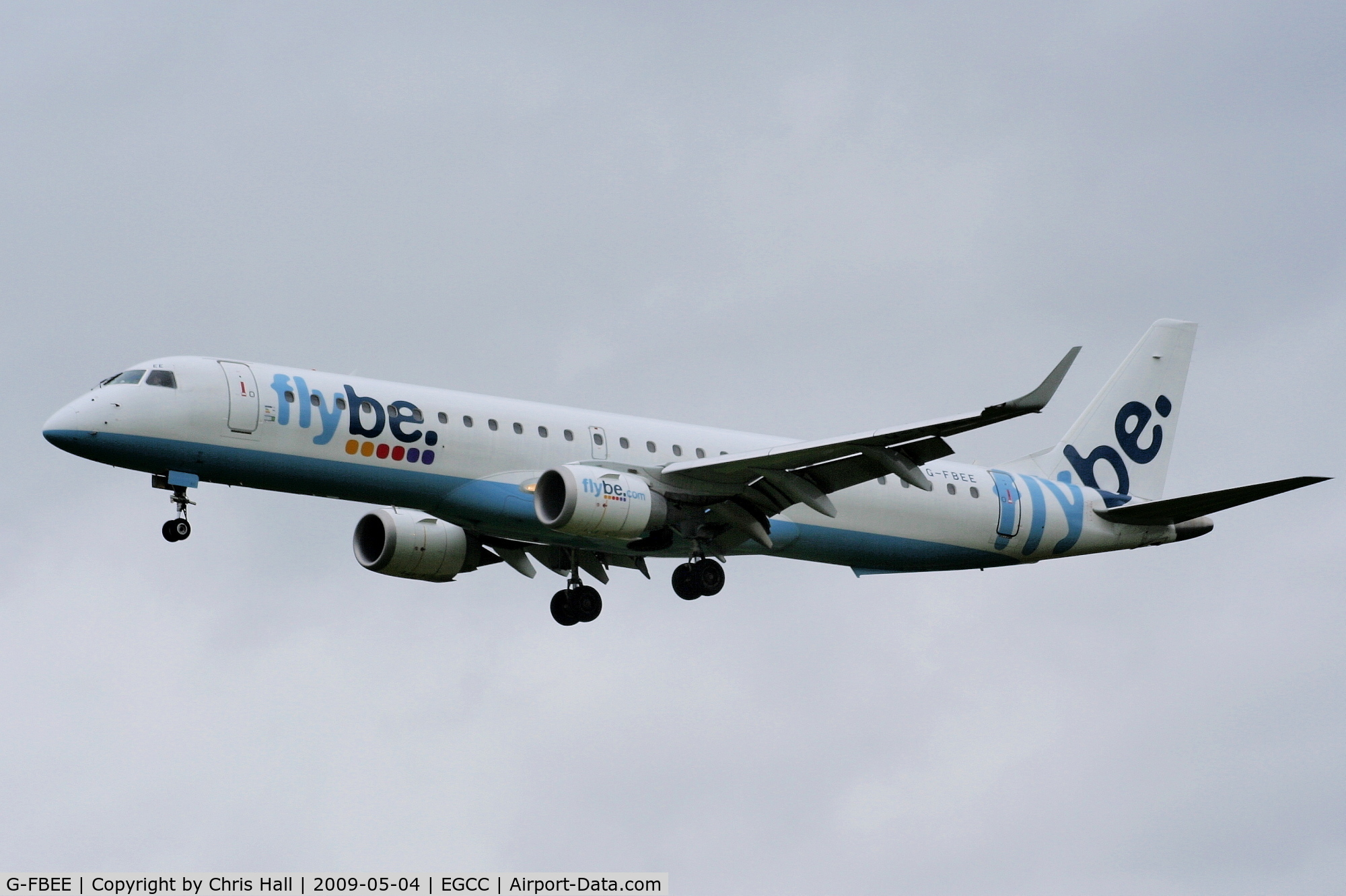 G-FBEE, 2007 Embraer 195LR (ERJ-190-200LR) C/N 19000093, flybe