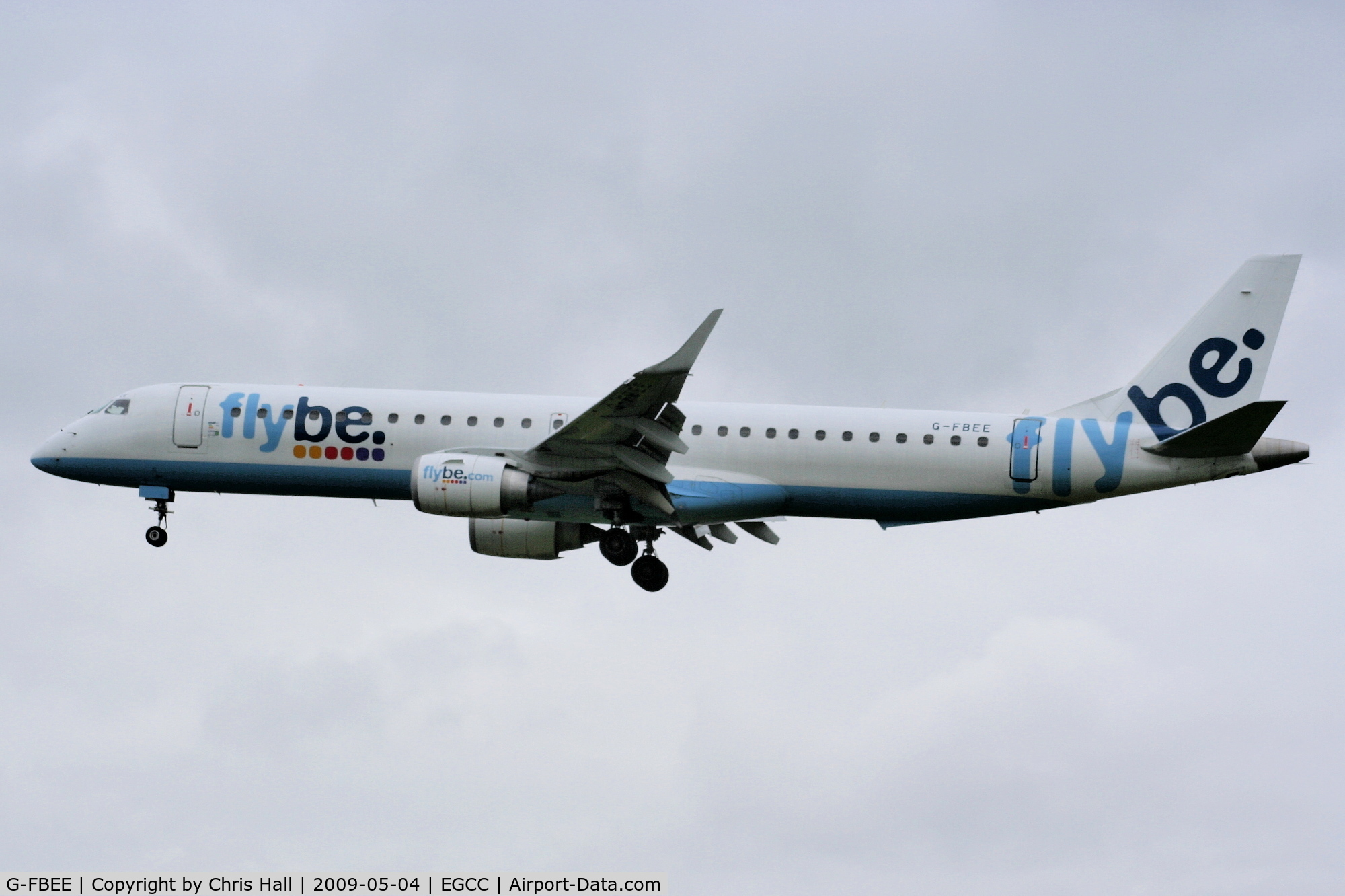 G-FBEE, 2007 Embraer 195LR (ERJ-190-200LR) C/N 19000093, flybe