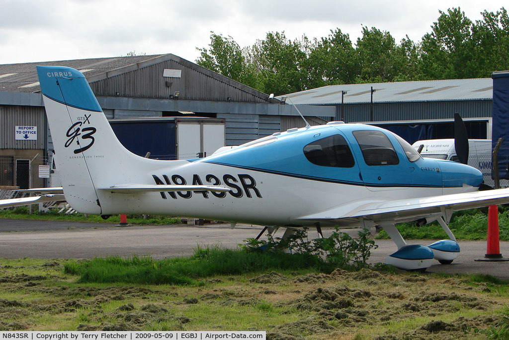 N843SR, 2007 Cirrus SR22 C/N 2790, Cirrus SR22 visitor to Staverton