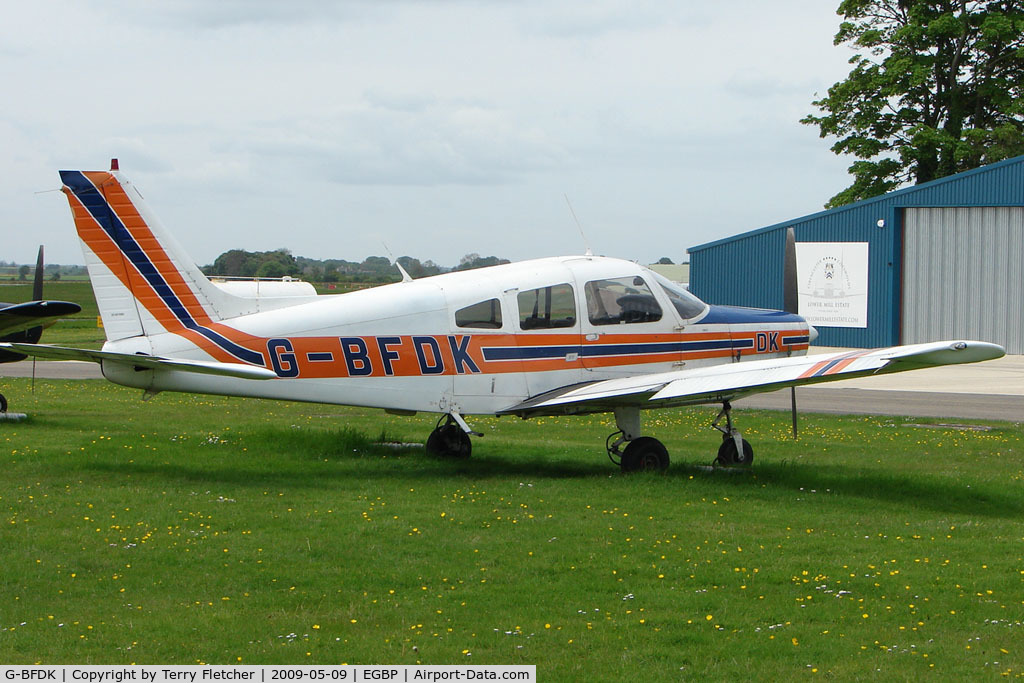 G-BFDK, 1977 Piper PA-28-161 Cherokee Warrior II C/N 28-7816010, Piper PA-28-161 at Kemble on Great Vintage Flying Weekend