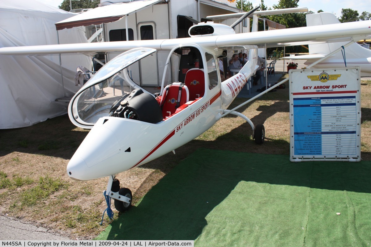 N445SA, 2007 Iniziative Industriali Italiane Sky Arrow 600 Sport C/N LSA008, Sky Arrow 600 Sport